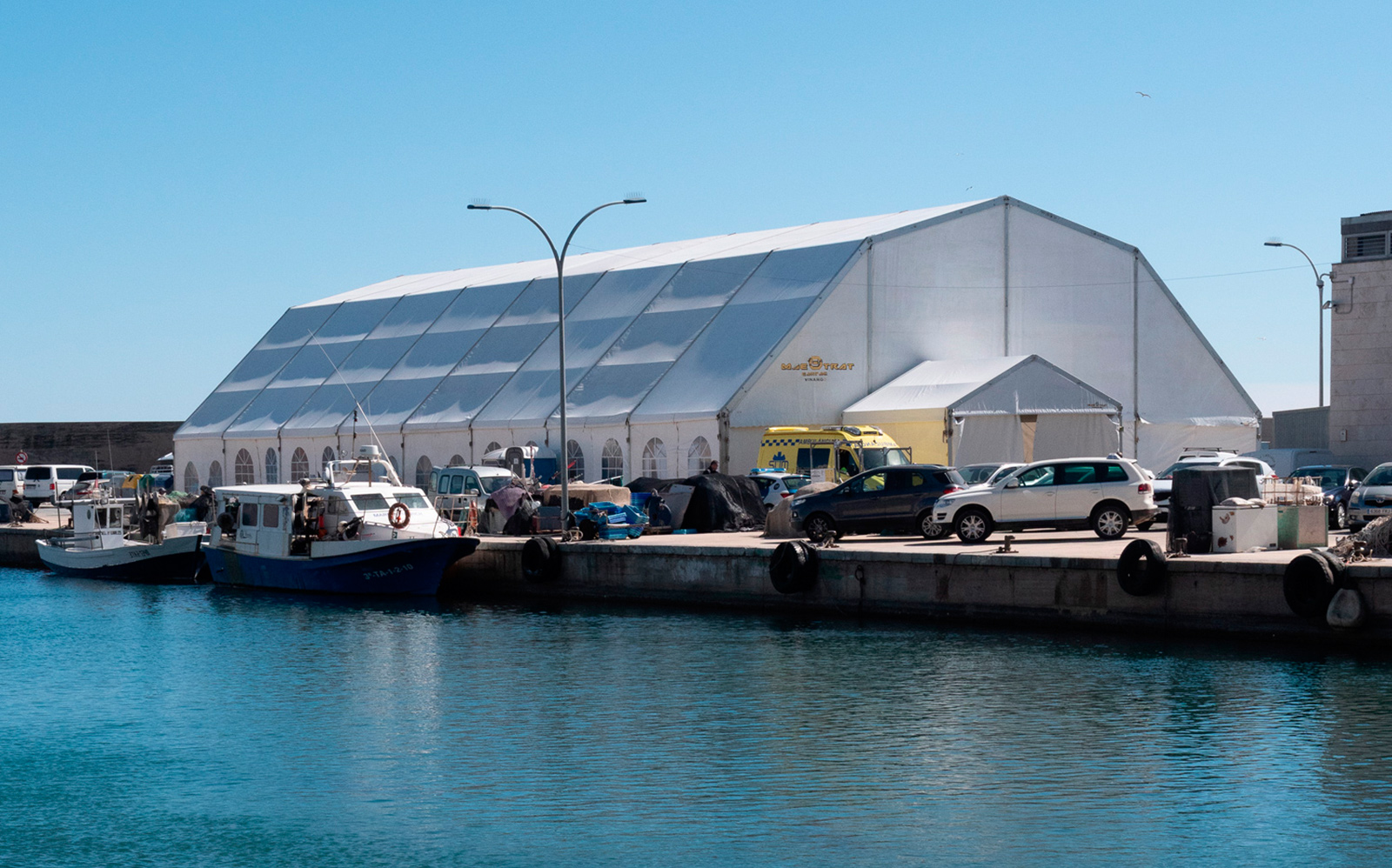 Muelle pesquero de L'Ametlla de Mar, donde tuvo lugar la jornada Slow Food