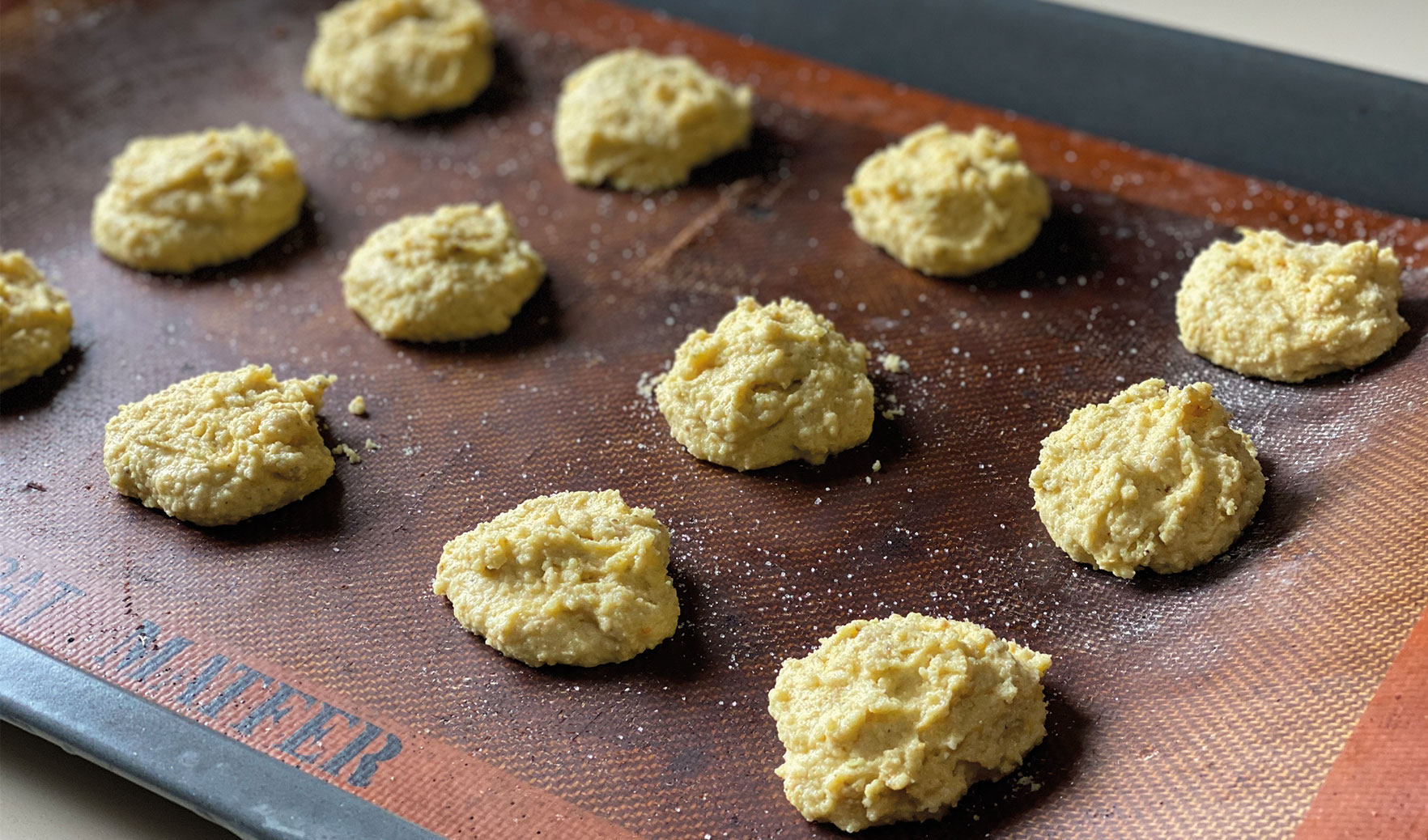 Galletas antes de entrar en el horno